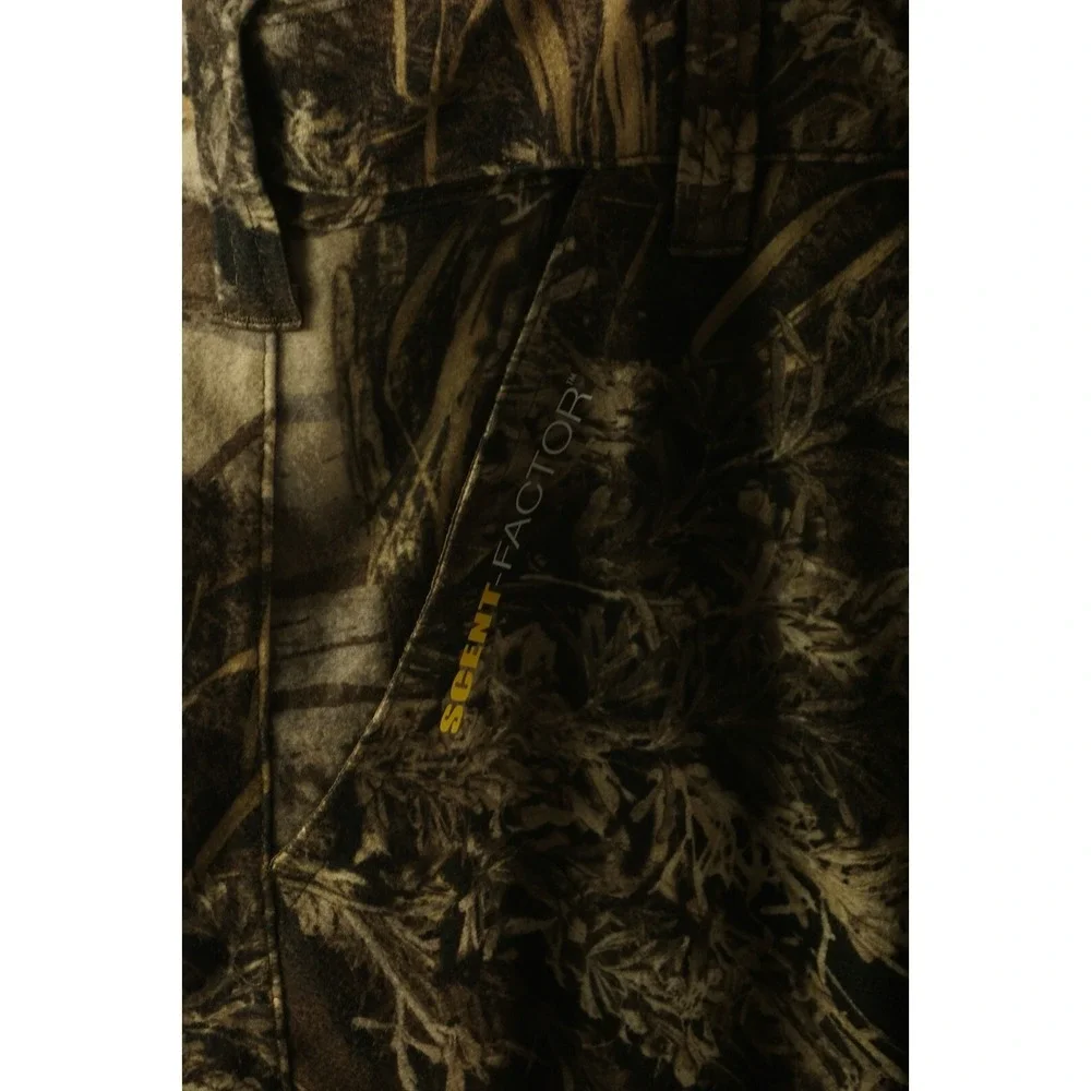 Realtree Scent Factor MAX-1 Waterproof‎ Windproof Men's XL Camo Zip Cargo Pants